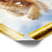 8.5 x 11フォトウォールアートゴールデンレトリーブドッグ フォトプリント            (角)