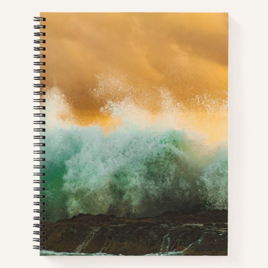 8.5" x 11" スパイラル ノートブック (正面)