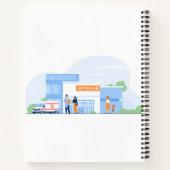 8.5" x 11" スパイラル ノートブック (裏面)