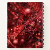 8.5" x 11" スパイラル ノートブック (裏面)