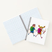 8.5" x 11" スパイラル ノートブック (内部)