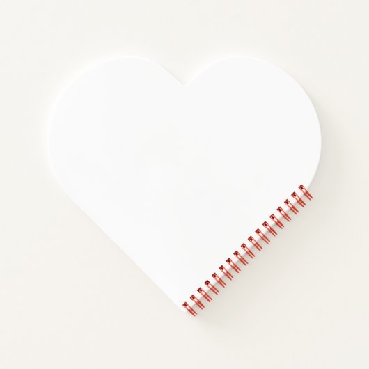 8.5" x 11" Deluxe Spiral Notebook ノートブック (裏面)