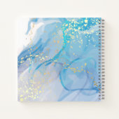 8.5" x 8.5" スパイラル ノートブック (裏面)