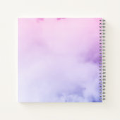 8.5" x 8.5" スパイラル ノートブック (裏面)