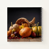 8.5" x 8.5" スパイラル ノートブック (裏面)