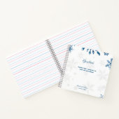 8.5" x 8.5" スパイラル ノートブック (内部)