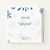 8.5" x 8.5" スパイラル ノートブック (裏面)