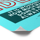 8.5X11をアイドル状態にしない ポスター (角)