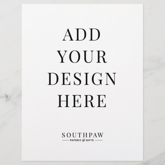 8.5x11インチの結婚サインプリント (正面)