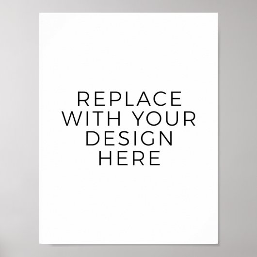 8.5x11インチサイン/ポスター印刷(縦) ポスター (正面)