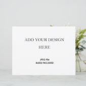 8.5x11インチ水平カード在庫110ポンド (スタンド正面)