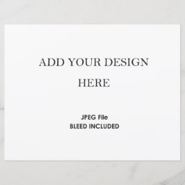 8.5x11インチ水平カード在庫110ポンド