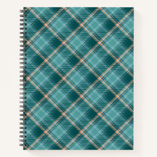 8.5x11スパイラルノートパソコンEIRE PLAID ノートブック