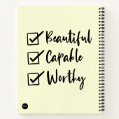 8.5x11スパイラルノートブック ノートブック (裏面)