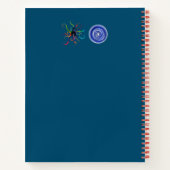 8.5x11懸命カバー陰陽Luci Michael notebook ノートブック (裏面)