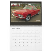 8.5x11 CorvairForumの壁掛けカレンダー カレンダー (3月 2027)