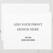 8.5x11" Print _Horizontal Double sided  (正面/裏面)