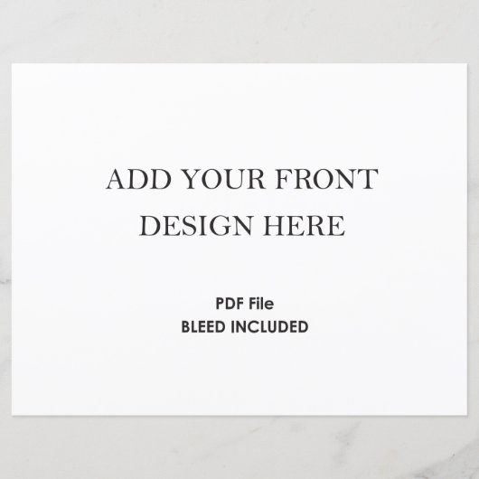 8.5x11" Print _Horizontal Double sided  (正面)