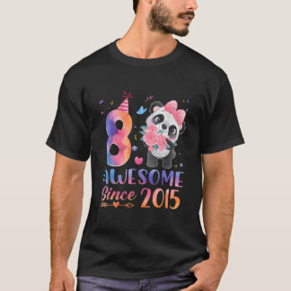 8 8回目のパンダすごい 2015年から Tシャツ