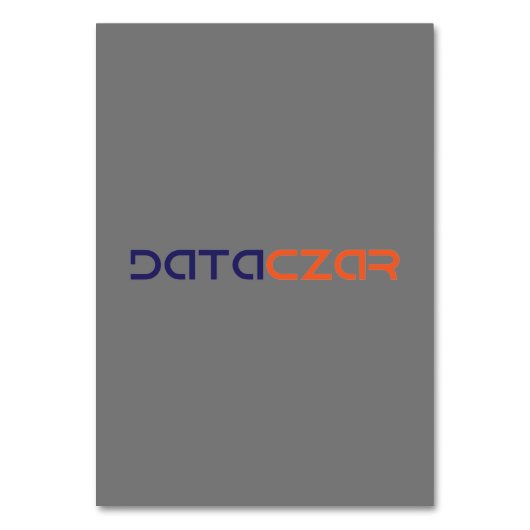 8.89cm x 12.7cm テーブルナンバー (正面)