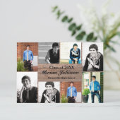 8/9写真ウッド – 3x5卒業のお知らせ 招待状 (スタンド正面)