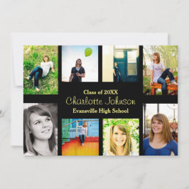 8/9枚の写真(黒) - GRADの発表 招待状