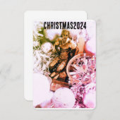 8.9 cm x 12.7 cmフラットサンキューカード サンキューカード (正面/裏面)