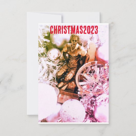 8.9 cm x 12.7 cmフラットサンキューカード サンキューカード (正面)