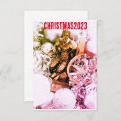 8.9 cm x 12.7 cmフラットサンキューカード サンキューカード (正面/裏面)