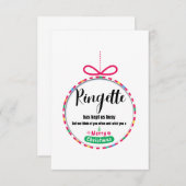 8.9 cm x 12.7 cm Flat Thank You Card サンキューカード (正面/裏面)