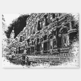 8.9 cm x 6.4 cm長方形マグネット マグネット