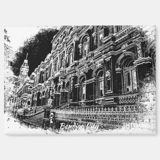 8.9 cm x 6.4 cm長方形マグネット マグネット (正面)