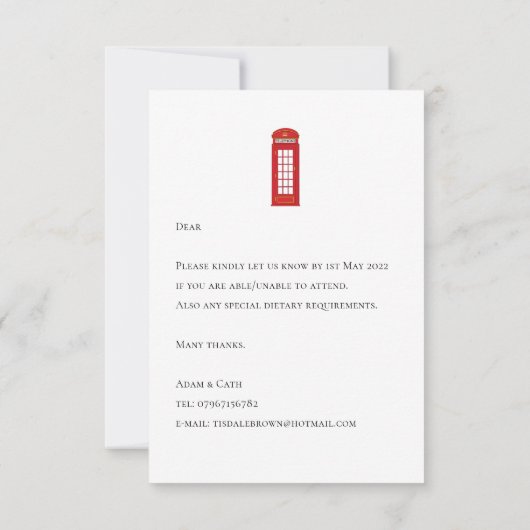 8.9cm×12.7cm レスポンスカード (裏面)