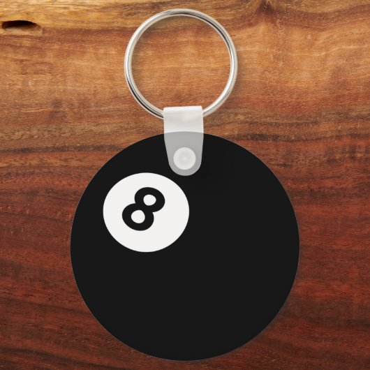 8 ball キーホルダー (正面)