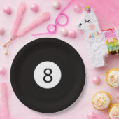 8 Ball ペーパープレート (パーティー)