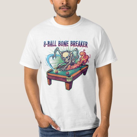 8-Ball Bone Breaker Tシャツ (正面)