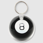 8 ball keychain キーホルダー (正面)