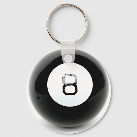 8 ball keychain キーホルダー (正面)