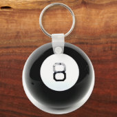 8 ball keychain キーホルダー (正面)