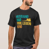 8 ball pool billiard for a Pool Husband Tシャツ (正面)
