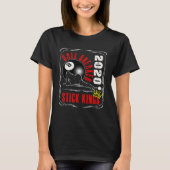 8 Ball Pool Billiards Stick King Player Tea 1 Tシャツ (正面)