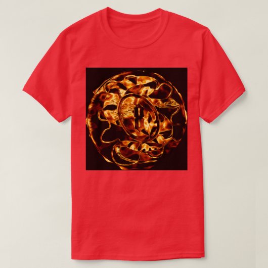 8 ball with snake 1 tシャツ (デザイン正面)