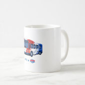 8 Bit Bus Mug コーヒーマグカップ (正面右)