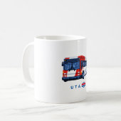 8 Bit Bus Mug コーヒーマグカップ (正面左)