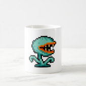 8-bit Flytrap Monster コーヒーマグカップ (中央)