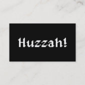 8 Bit Huzzah! 名刺 (正面)