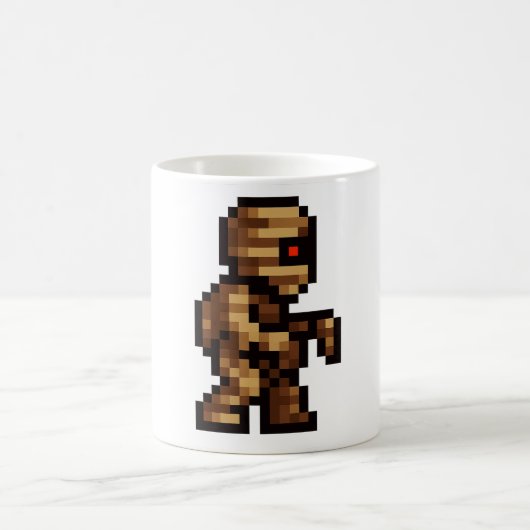 8-bit Mummy コーヒーマグカップ (中央)