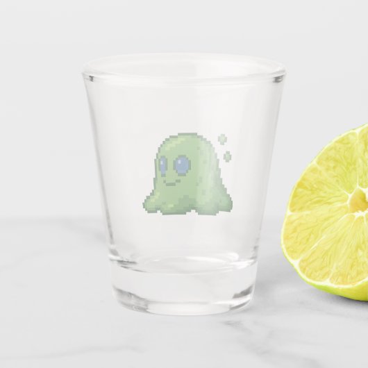 8-bit Retro Blob ショットグラス (裏面)
