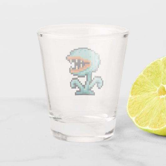 8-bit Retro Flytrap ショットグラス (裏面)