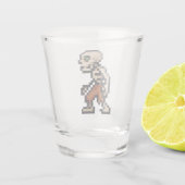 8-bit Retro Skeleton ショットグラス (裏面)